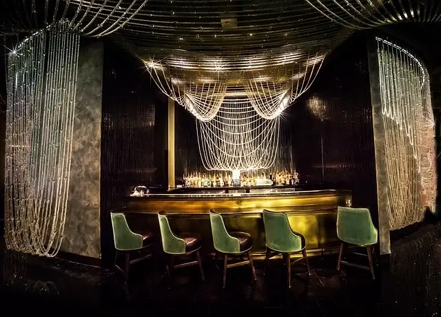 Interior elegant cazinou